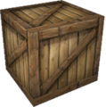 A big crate.