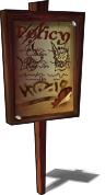 policy sign