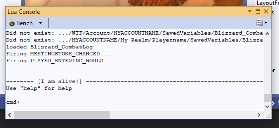 AddOn Studio 2022 for WoW - Features Lua Console Bench Console - 220412.0.png